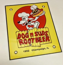Dog and Suds restaurant nostalgia sign-FREE shipping on 8 or more signs.  