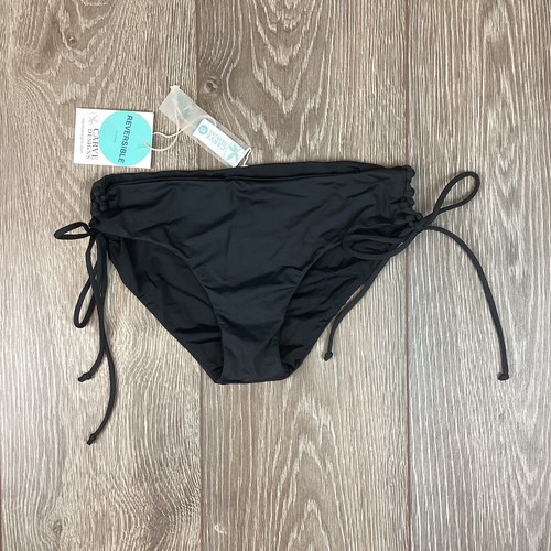 CARVE Design Swimsuit Bottom Black Mystique Reversible Bottom Black Women’s NEW