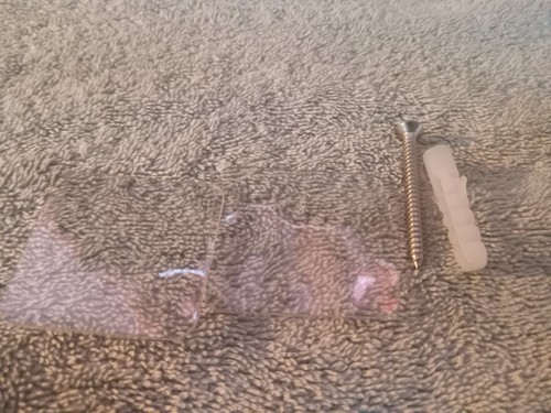 Ohne Bohren feste Platte quadratisch Wand zu Glas Klemme für Dusche Glas gebürstetes Nickel - Bild 8 von 9