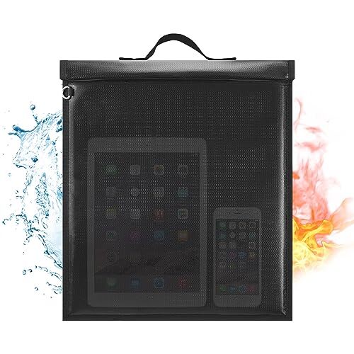 Large Faraday Bags with Handle Faraday Cage for Phone, Waterproof & 15'' X 10'' - Picture 1 of 6
