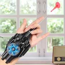 Spider Gloves Man Web Shooter Toy, Spider Silk Launcher for Kids, Charging, Rope