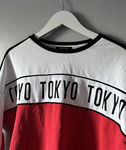 New Look Sweater Girls Age 12-13 Long Sleeve Cropped Tokyo - Picture 2 of 4