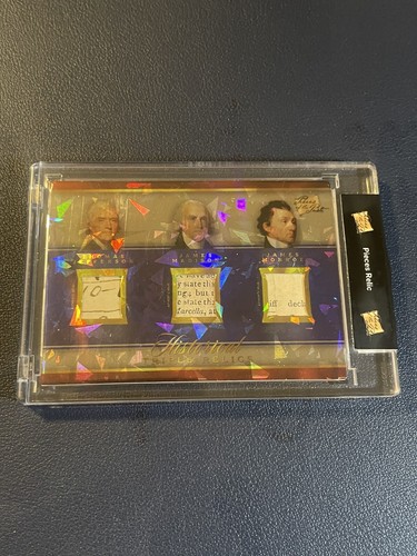 2022 Pieces Of The Past Jefferson Hamilton Madison Triple Relic - Bild 1 von 3