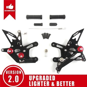 Racing Footrest Rearsets Fit Kawasaki Ninja ZX-10R ZX1000 /ABS 2016-2020 ZX10R (For: Kawasaki Ninja ZX10R)