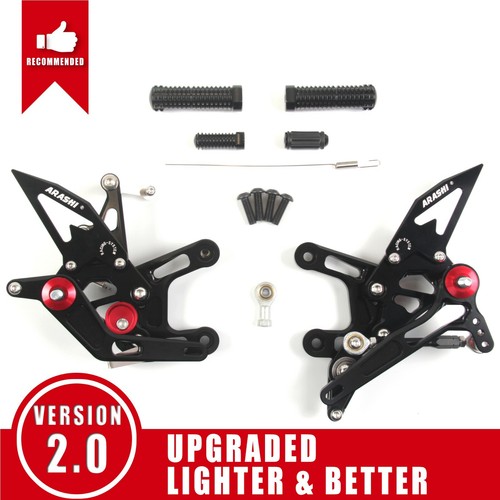 For Kawasaki Ninja ZX10R ABS 2021-2023 Racing Footrest Rearsets and Bolts Screws - Picture 3 of 3
