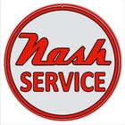 Vintage Style Metal Sign Nash Service Motor Oil 14x14