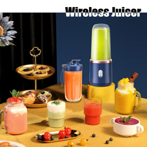 Mini exprimidor USB portátil recargable taza mezcladora eléctrica batidora - Imagen 13 de 17