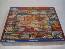 NEW SEALED, White Mountain 1000 Piece Jigsaw Puzzle -Route 66