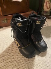 **dc* Avira Gold Accent (dc) Logo Snow/board Boots-size 10-one Owner-fabulous**