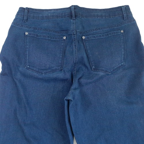 Gloria Vanderbilt Allround Schlankmacher Effekt Damen blau Bootcut Jeans Größe 10 - Bild 5 von 12