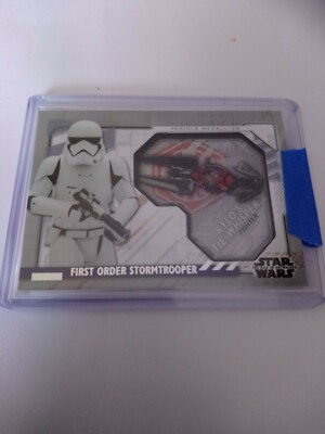 Starwars Rise of Skywalker Serie 2 STORMTROOPER SILBERMEDAILLON KARTE #MVM-STK