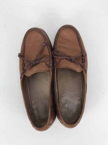 Allen Edmonds Brown Leather Slip On Casual Loafer Shoes Mens Colebrook US 8.5D - Picture 6 of 12