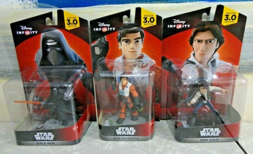 Lot: Disney INFINITY 3.0 Star Wars *5 Figures/HAN SOLO/Kylo Ren/POE/More* NEW - Picture 5 of 7