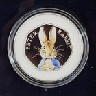 2016 Peter Rabbit Silver Proof 50p Coin No 12899 Mint condition
