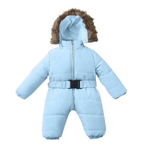 Newborn Baby Boy Girl Kids Hooded Romper Jumpsuit Bodysuit Clothes Outfits - Picture 45 of 45