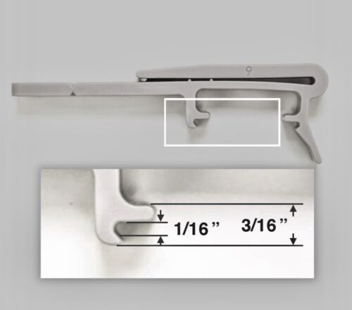 VERTICAL BLIND VALANCE CLIP Fits BALI MAGNUM AND GRABERS G-98 ULTRAVIEW & 1 3/16 - Picture 3 of 11