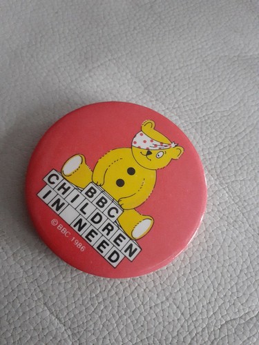 BBC Children In Need 1986 Vintage Badge - Bild 3 von 3