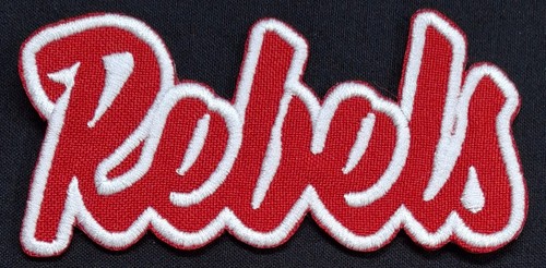 Ole Miss Rebels Text Embroidered Applique Iron On Patch Various Sizes Customize - Picture 20 of 23