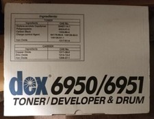 Genuine Dex 6950/6951 Toner and Drum for use in 625 645 655 665 