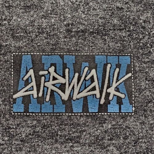 Airwalk Skateboard & Supply Gray Long Sleeve Cotton Blend T-Shirt Youth S - Picture 4 of 9
