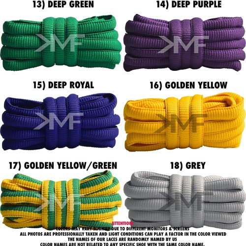 KMF Brand Replacement SB Dunk Shoelaces Thick Oval Laces For Lows Mids & Highs - Picture 5 of 8