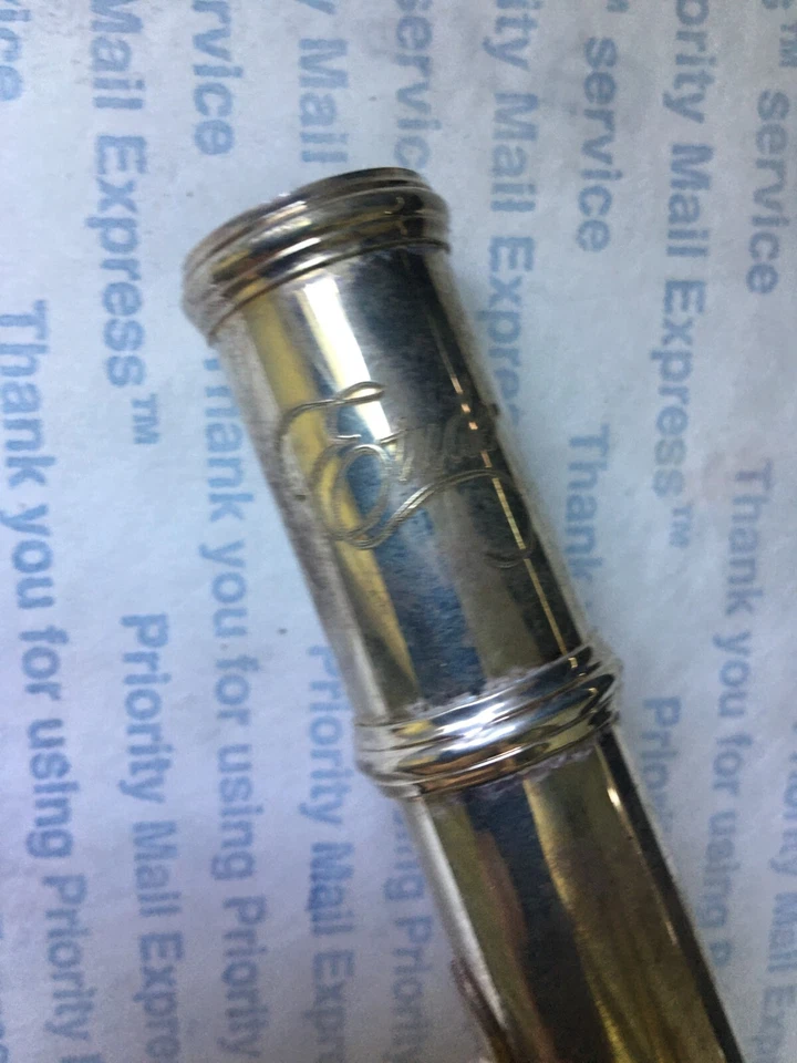 Vintage Etude Model EFL-100 Student Silver Flute Closed Hole, Offset G, C Foot - Image 3 of 4