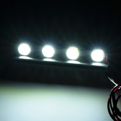 Stoßstange vorne hinten LED Licht Dachleuchte für 1/18 RC Traxxas TRX4-M K10 Car - Bild 30 von 32