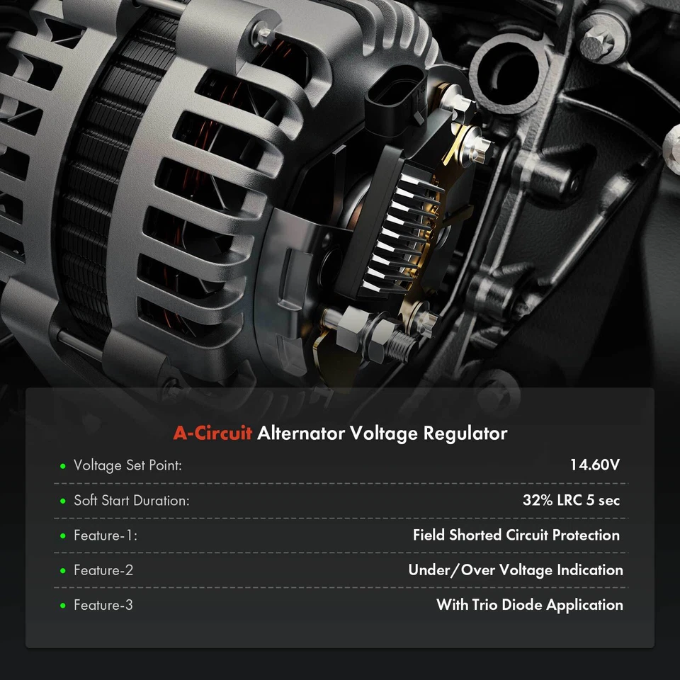 Regulador de voltaje del alternador para Land Rover Range Rover Discovery 94-98 14,6 V Foto 2 de 4