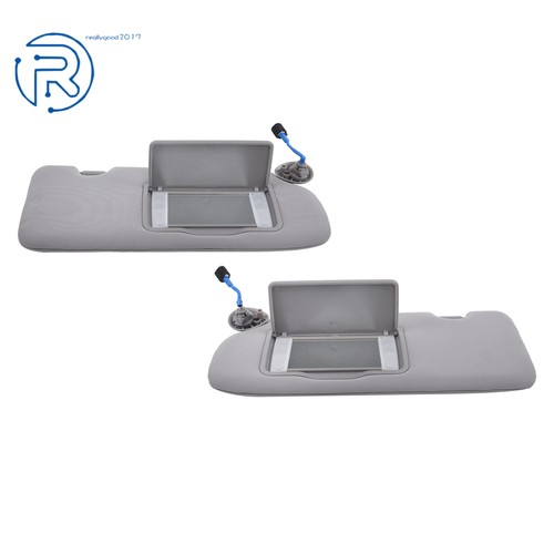 For Honda CR-V 2017-2022 Sunvisors Plastic Gray Left&Right W/ lights And Mirror - Picture 5 of 12
