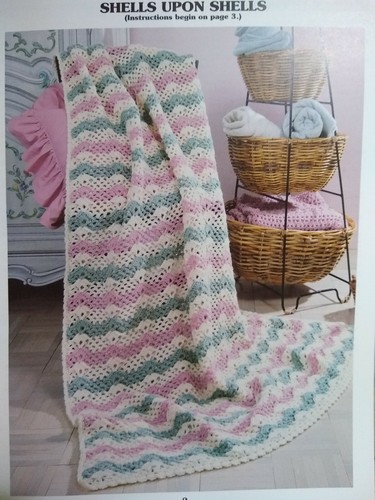 Leisure Arts | 2814 | Crochet | Afghans by the Dozen Shells | Pattern Leaflet - Picture 4 of 12