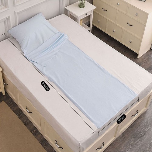 Sleeping Bag Liner Travel Sheet Lightweight Camping Sheet Compact Sleep Bag USA - Imagen 28 de 31