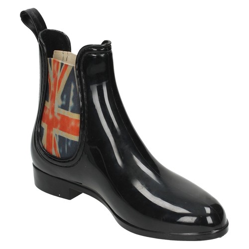 LADIES X1R225 PULL ON UNION JAKE GUSSET WELLINGTON BY SPOT ON RETAIL PRICE £9.99 - Picture 3 of 9