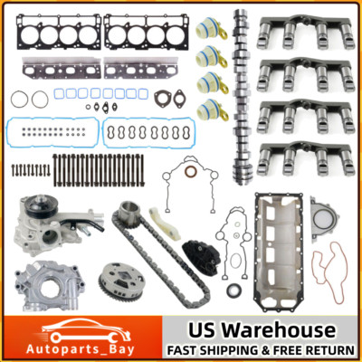 NON MDS LIFTERS KIT CAM HEAD GASKETS TIMING CHAIN FOR DODGE RAM 1500 5.7L Hemi