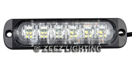 Barra de luz de baliza intermitente advertencia de peligro de emergencia de alta potencia 6 LED - Imagen 3 de 12