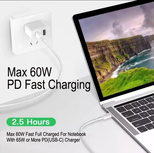 USB C To USB-C Fast Charger PD Dual Type C Phone Charging 60W Data Sync Cable 1M - Picture 3 of 5