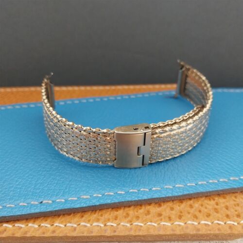 17,2mm 11/16 Classic Gemex USA 10k Gold-Filled Mesh 1960s Vintage Watch Band - Bild 2 von 7