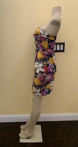 Vestido Anthropologie Moulinette Soeurs Talla 6P Sin Tirantes Multicolor Estampado Floral - Imagen 9 de 12