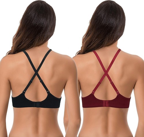 Reggiseno convertibile push-up Curve Muse 42D confezione da 2 ferretto imbottito multiuso - Foto 2 di 6