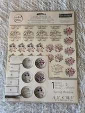 Redesign With Prima Knob Transfers " Spring Meadow" Floral