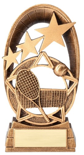 6,5" Tennis Trophäe personalisiert gratis - Bild 1 von 2