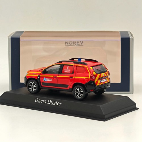 Norev 1/43 Dacia Duster 2020 Firefighters Pompiers - VLCdG 62 Red Diecast Model - Foto 4 di 7