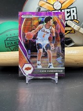 2021-22 Panini Prizm Draft Picks Purple Wave Rookie Cade Cunningham #1 (CH)