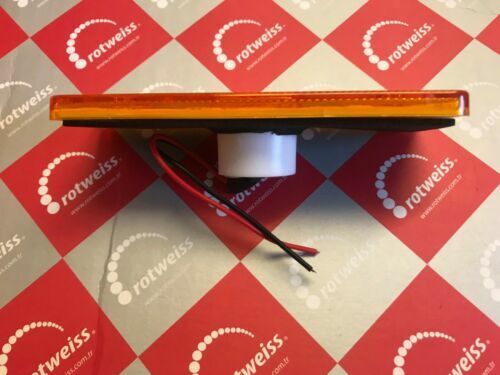 1 X LED SEITENMARKIERUNGSLEUCHTEN LINSENLAMPEN FÜR MERCEDES SPRINTER 1995-2006 GELB - Bild 2 von 3