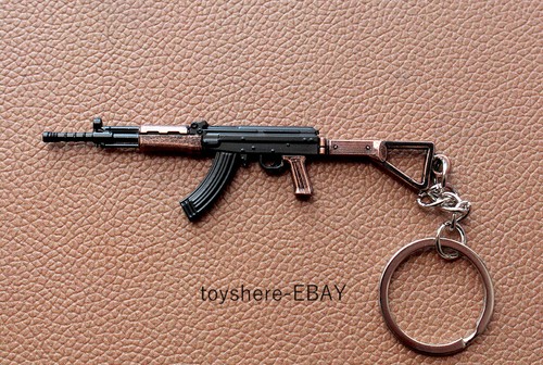 TOY MINI gun SVD RPG MG42 M4A1 HK416 M249 AK47 M762 FALLOUT BattleField KEYCHAIN - Picture 27 of 57