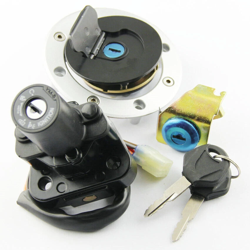 Juego de bloqueo de interruptor de llave de encendido para Suzuki GSX1300RY Hayabusa GSX1300R 2001-2007 Foto 4 de 4
