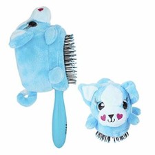 Cepillo húmedo desenredante felpa cepillo de pelo de cachorro - azul, 1 Ea, 1 unidad (BWR830PLUPY)