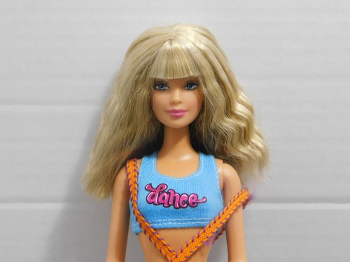 2004 Fashion Fever Barbie H0644 blonde HAARE PONY ROSA LIPPEN für OOAK OR PLAY