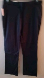 Girls Stretch Skinny Bootcut 20 1/2 plus IZOD School Uniform Navy Blue Pants NWT