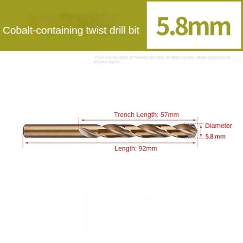 Cobalt Drill Bits HSS M35 Twist Bits For Stainless Steel Metal Wood Dia 1mm-15mm - Picture 67 of 103