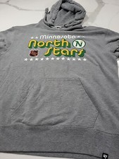 Minnesota north stars Grey hoodie NHL Size Small
